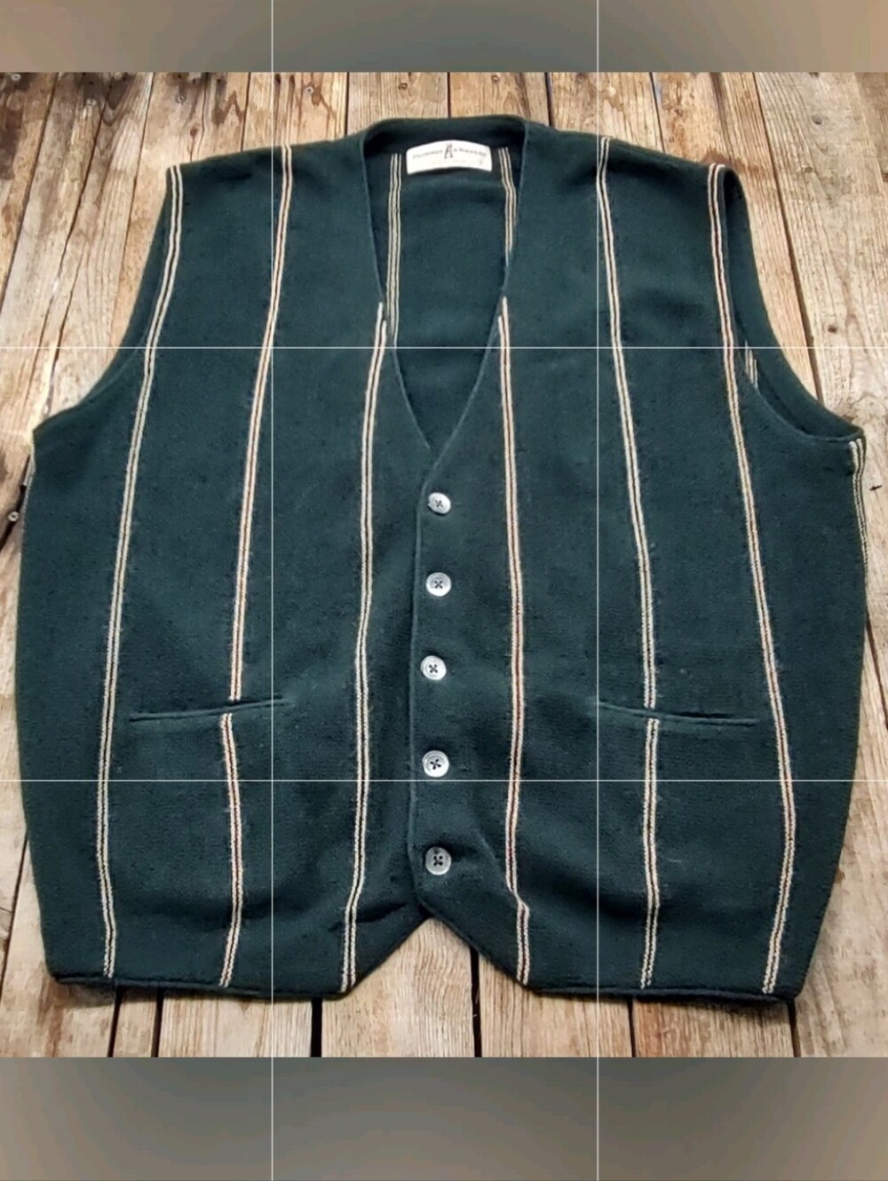 vintage 90's Fairway & Greene Peruvian Alpaca Knit Sweater Vest